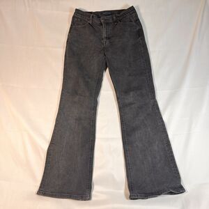 Aeropostale Black High Rise Flare Jeans Size 10